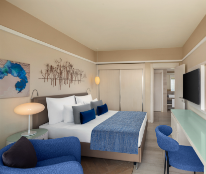 Akra Fethiye Konaklama Yandan Deniz Manzaralı Aile Odası Superior Galeri M