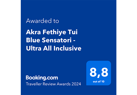 Akra Fethiye Booking Awards Card