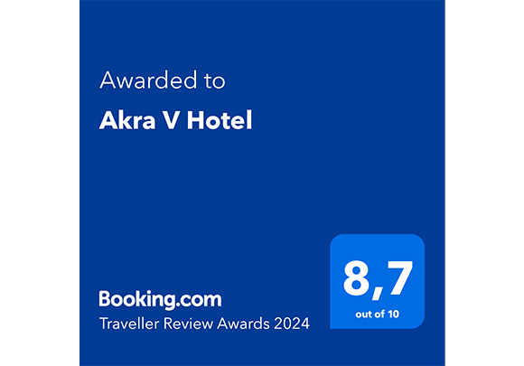 Akra V Booking Awards Card
