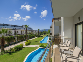 Akra Fethiye Konaklama Bahce Manzaralı Aile Odası Superior Card M2